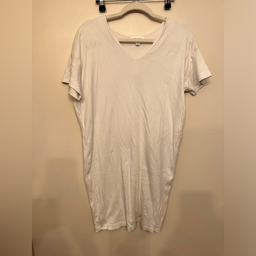 *Prologue White Tshirt Midi Dress XS